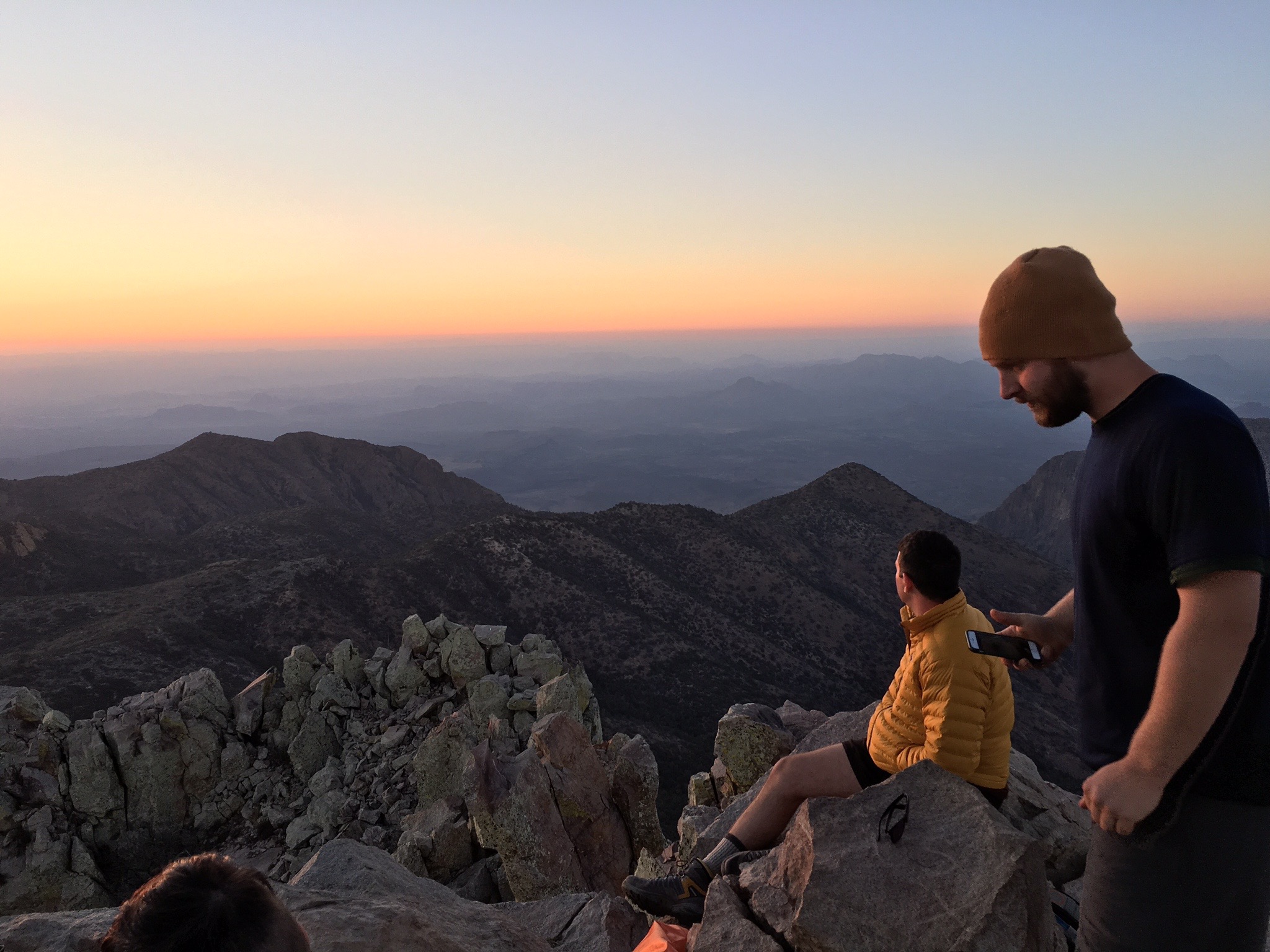 emory peak austin chris sunset