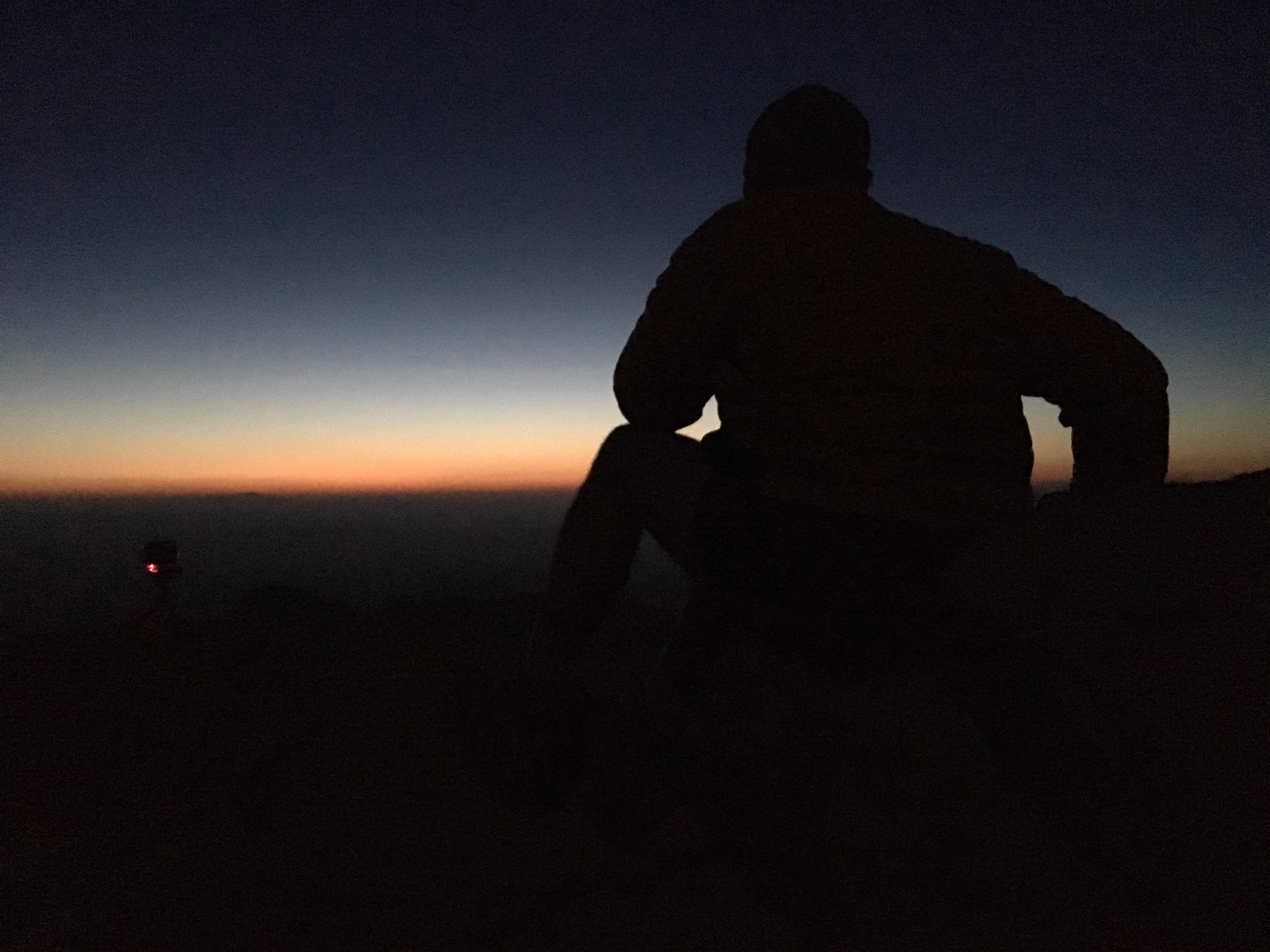 emory peak austin sunset dark