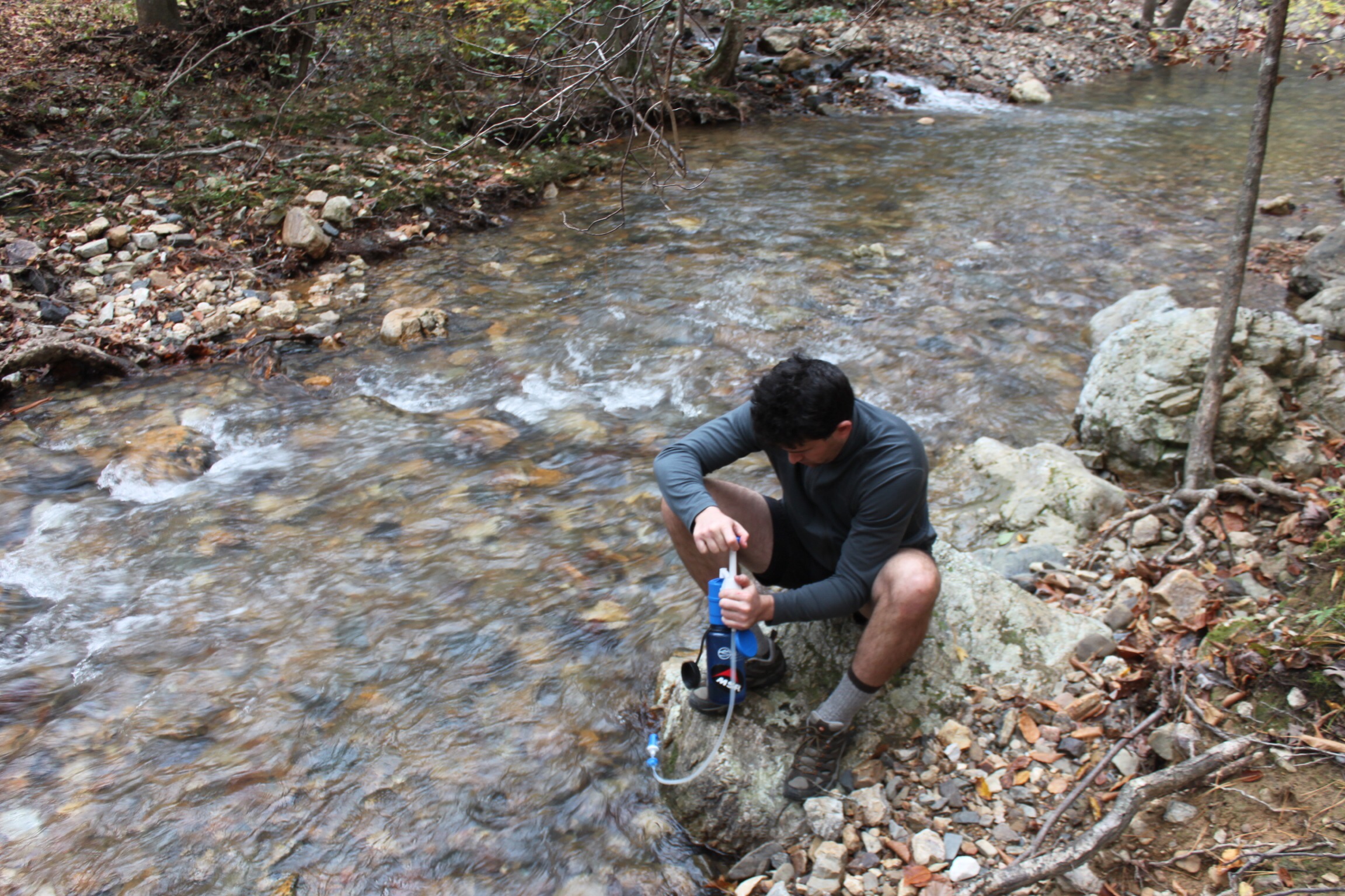 filtering water